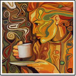 woman coffee drinker